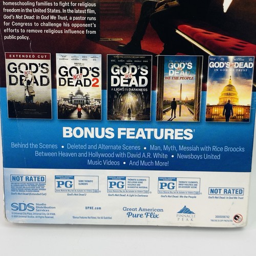 God's Not Dead: 5-Movie Collection (1992 - 2024) DVD W/ Slipcover NEW SEALED! - Picture 5 of 13