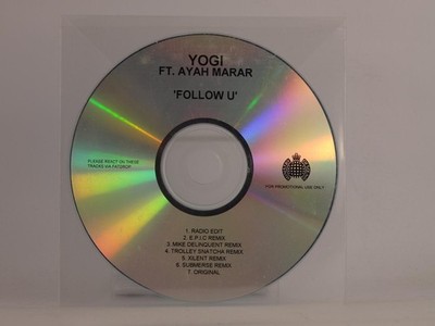 YOGI FT AYAH MARAR FOLLOW U (F12) 7 Track Promo CD Single including Plastic Slee