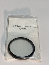 QUANTARY 55mm Cross Screen Filter. Made In Ja...
