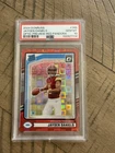 2024 Panini Donruss Jayden Daniels #389 Red Pandora Prizm Rated Rookie PSA 10