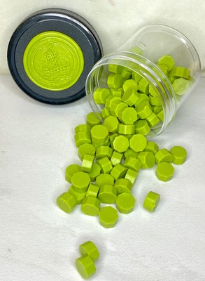 100 Count Key Lime Pie Green Sealing Wax Beads