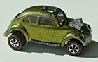 1967 Hot Wheels Redline Olive Custom Volkswagen Light Interior USA VW Bug