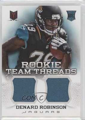 2013 Momentum Rookie Team Threads Combo Materials 149/399 Denard Robinson RC 2qw