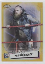 2021 Topps Chrome WWE Gold Refractor 1/50 Aleister Black #46 1fo3