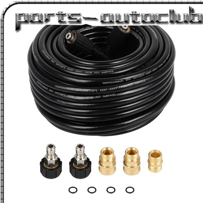 #ad 3200psi Pressure Washer Hose 100 ft with M22 to 3 8quot; Quick Connect Adapter $54.99