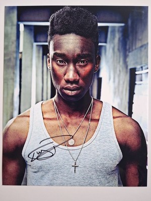 NATHAN STEWART-JARRETT in MISFITS- Genuine hand signed autograph 8x10 photo