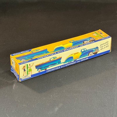 Dimestore Dreams - 1:43 Scale - Car with Trailer & Speed Boat - NIB - Varied
