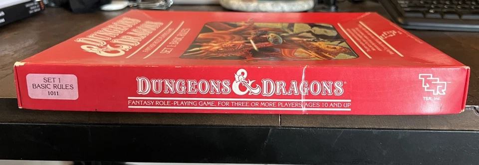 Dungeons and Dragons Fantasy RolePlaying Game Basic Rules Set 1 TSR 1011 Red Box - Image 4 of 4