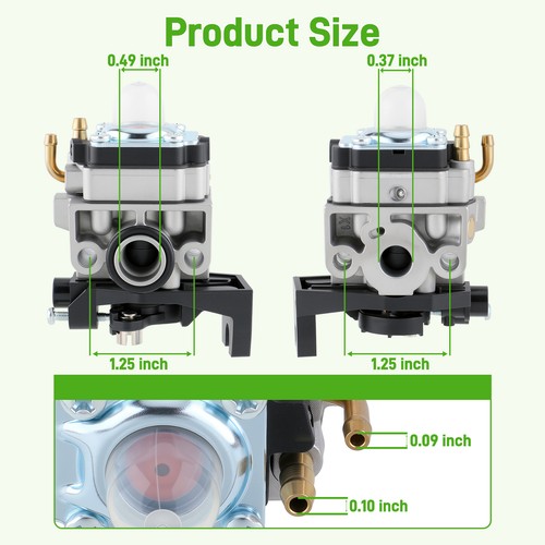 Carburatore per decespugliatore Husqvarna 224L 324LDX 324RX 324HDA 55X 531008681 - Foto 6 di 11
