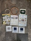 Lot-Love Of Cross Stitch,Lil Wild Ones,5 aida,2 hoops,Alphabet,precious moments — photo 2