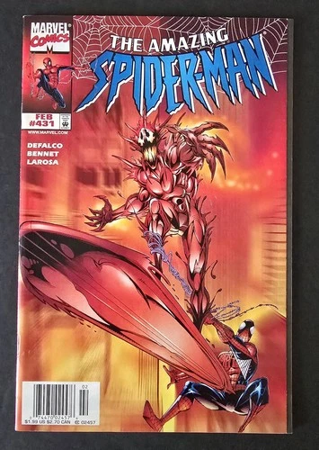 Amazing Spider-Man #431 (1998) 1st Cover & 2nd App Carnage Cosmic Newsstand NM🔥