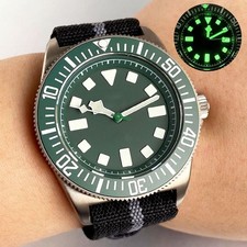 Luminous NH35 Green 42mm Titanium 200M Diving Tactical Frog Watch Men Sapphire
