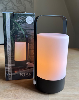  Flame    Laterne / tragbares Nachtlicht / Lampe von STAR mit Batterie - NEU!