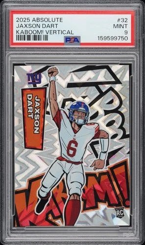 2025 Panini Absolute Jaxson Dart Base (PSA 9)