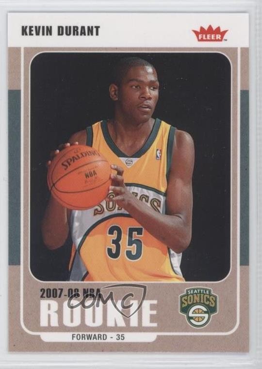 2007-08 Fleer 2007-08 NBA Rookie Glossy Kevin Durant #212 8f4