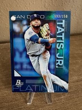 Fernando Tatis Jr 2020 Bowman Platinum Blue /150 #81 SP San Diego Padres Star