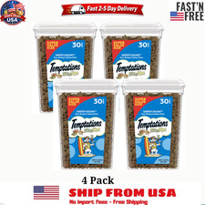4 Pack Temptations MixUps Surfers' Delight Flavor Soft Crunchy Cat Treat, 30oz