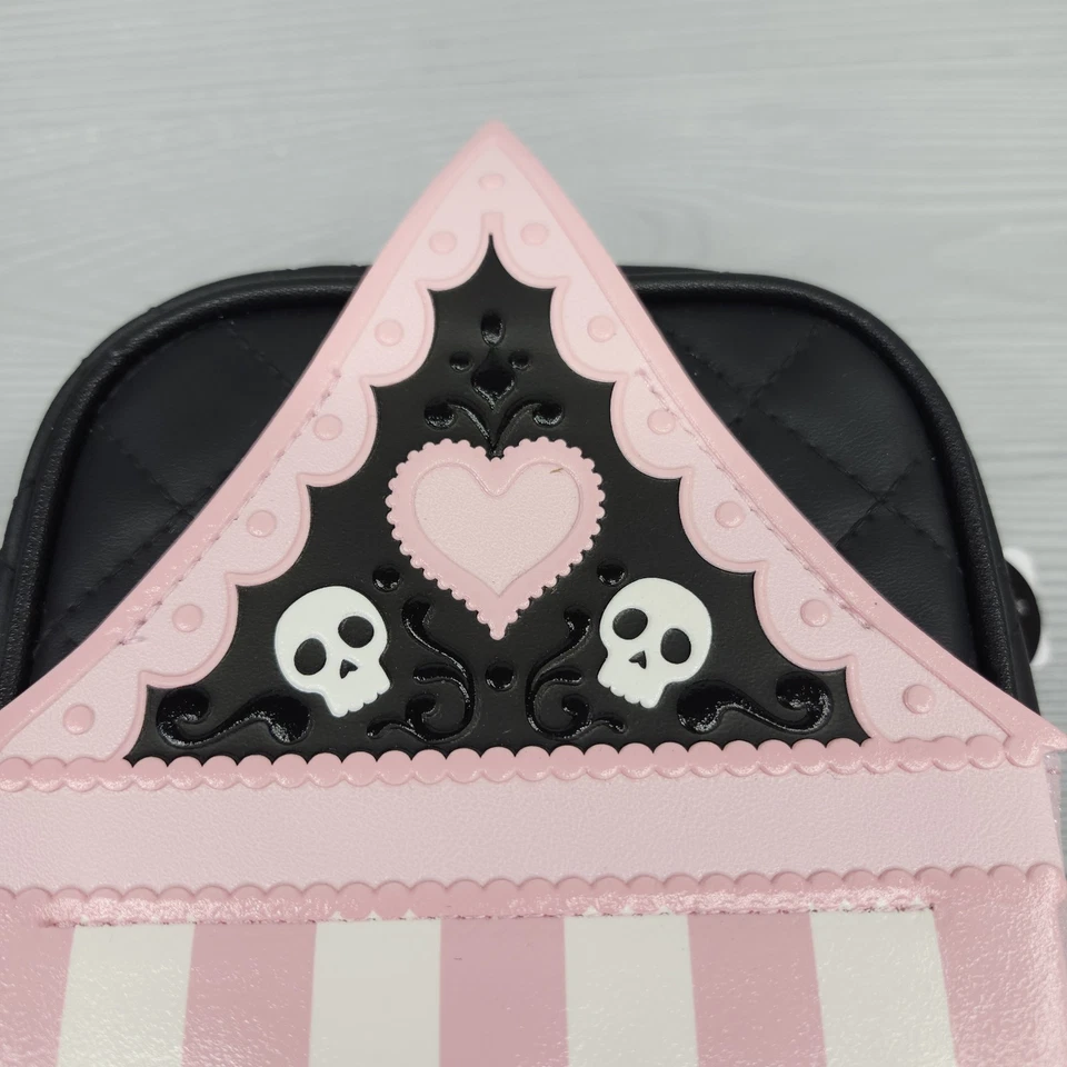 Bolso Bandolera Bath & Body Works Halloween Rosa Brilla en la Oscuridad Nuevo con Etiquetas Foto 3 de 4