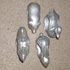4 Table Set Country Farm Animal Metal Napkin Holders Duck Chicken Hen Rabbit Pig — photo 4