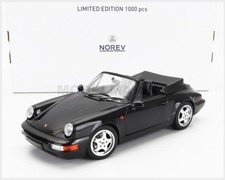 Norev 187332 Porsche - 911 964 Carrera 4 Cabriolet 1990 - Black Met - 1/18