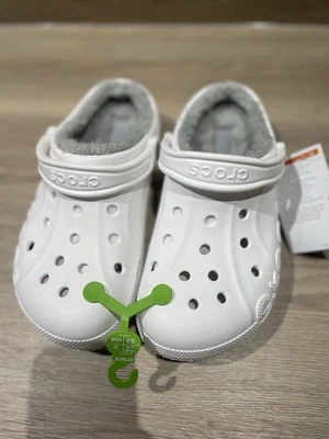 Crocs - Baya lined Crocs | White | Women UK Size 6