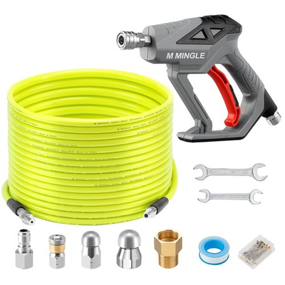 #ad Professional Drain Cleaner Kit for Pressure Washer $94.49