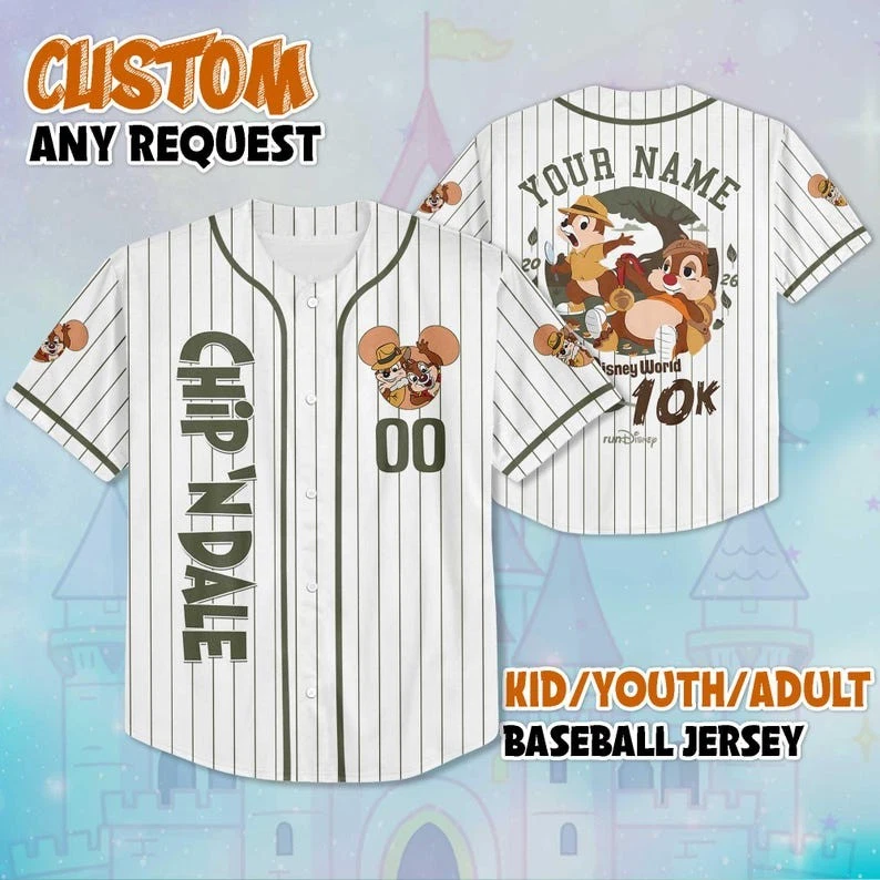 Personalized Chip N Dale Run Springtime Surprise 2026 Baseball Jersey Shirt