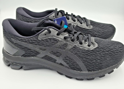 ASICS GT-1000 9 2E Wide Men's 10.5 Women's 12 Black Running Shoes 1011A813-001