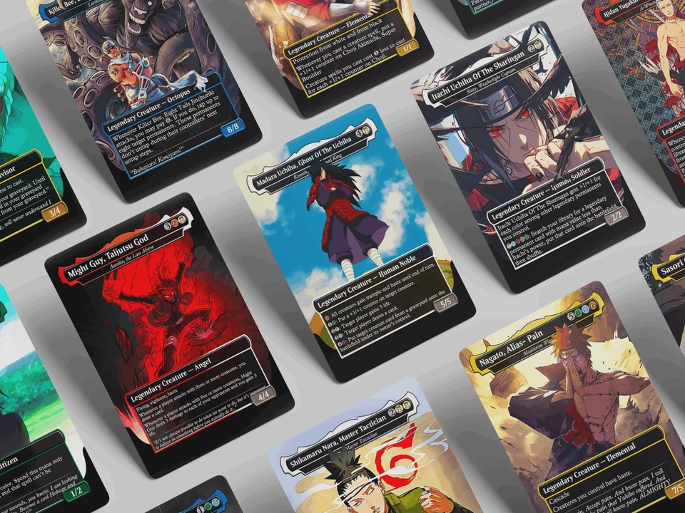 Mazo de comandante temático de anime Naruto Ninja Magic Theme EDH (Jodah) - 150+ cartas baraja proxy Foto 4 de 4