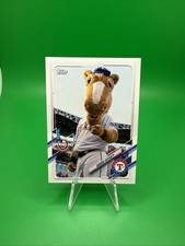 Rangers Captain 2021 TOPPS OPENING DAY MASCOT CARD #M-19 TEXAS RANGERS.  B51