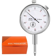 Wolfride Mechanical Dial Indicator Gauge 0-10mm, High-Precision 0.01mm... 