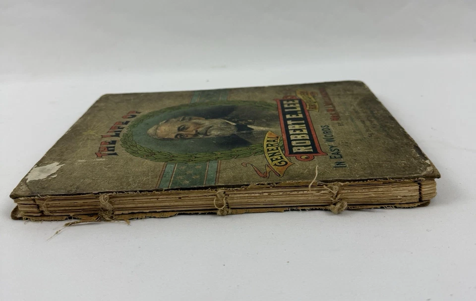 A VIDA DO GENERAL ROBERT E LEE LIVRO 1895 CONFEDERADO 4 CRIANÇAS ORIGEM MUITO RARA - Imagem 4 de 4