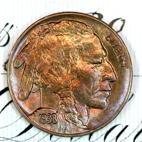 * 1938-D/D * PRISTINE++ GEM BU MS BUFFALO NICKEL * FROM ORIGINAL COLLECTION