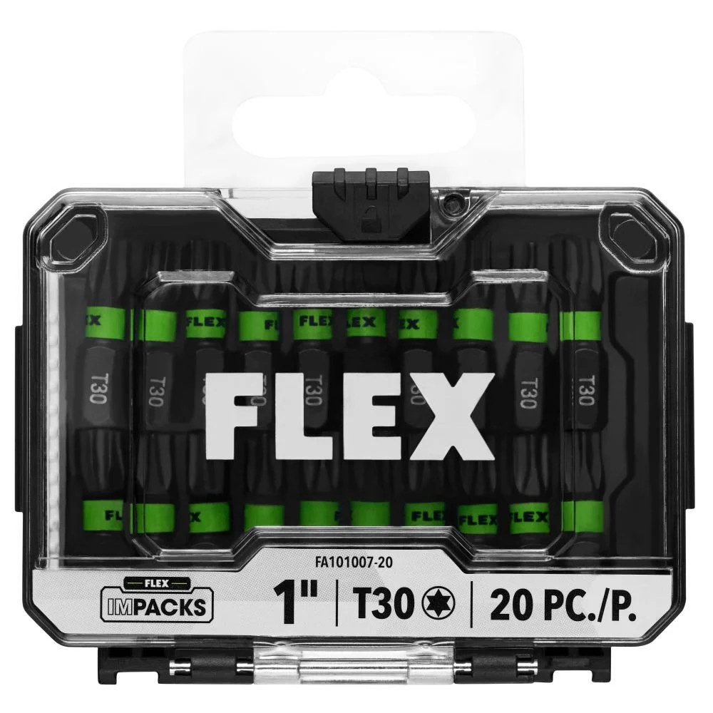 Набор ударных насадок Flex Impacks 1 дюйм T30 20 штук 3190₽