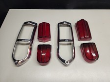 1947 Cadillac Tail Light Bezels Glass Lenses