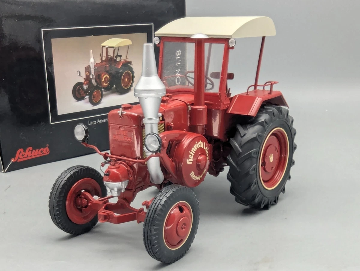 Tracteur Miniature SCHUCO Lanz Bulldog Bleu - Échelle 1/32 - Réf. SCH7835 - Neuf