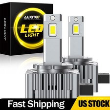 1/2SET AUXITO D3S D3R LED Headlight Bulbs 6500K White Ultra Bright Plug and Play