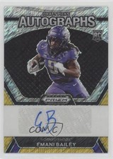 2024 Panini Prizm Draft Picks FOTL Gold Shimmer 15/15 Emani Bailey Auto 6ns