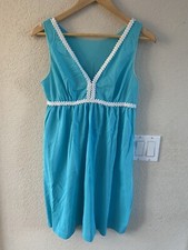 Lorraine Vintage Sky Blue Nightgown Size S