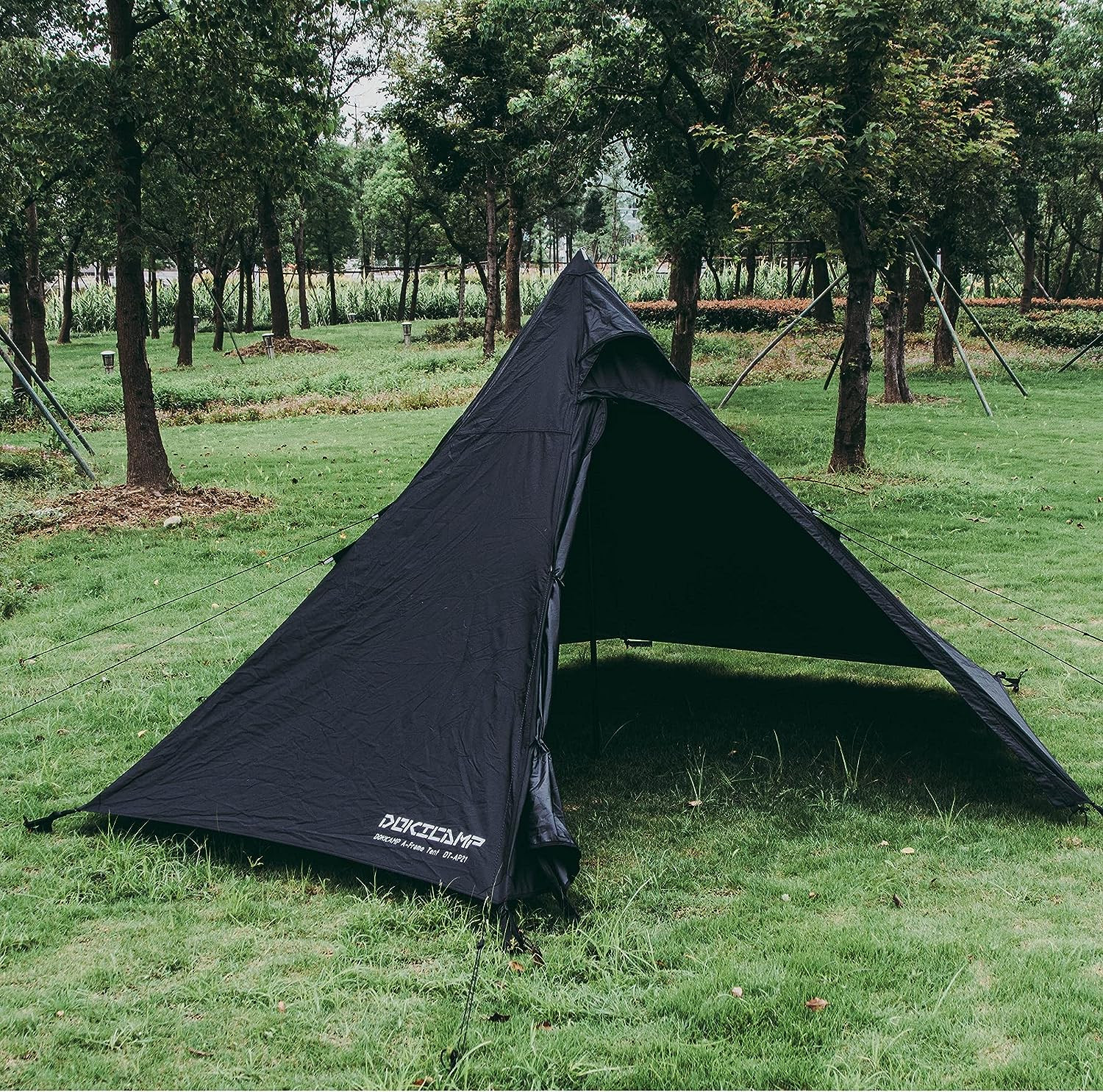 Tipi Hot Tent with Wood Stove Jack, Double Door Design with Removable Mesh  Inner - Body Logic