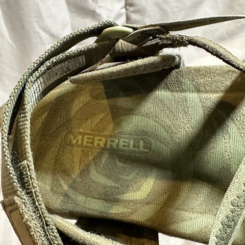 Merrell Women’s Olive Green Terran 3 Crush Lattice Backstrap Hiking Sandals -8 - Picture 8 of 8