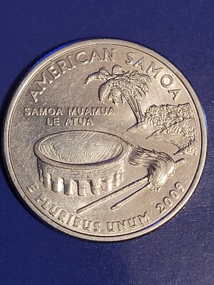 2009 American Samoa Quarter Die Chip Error | eBay