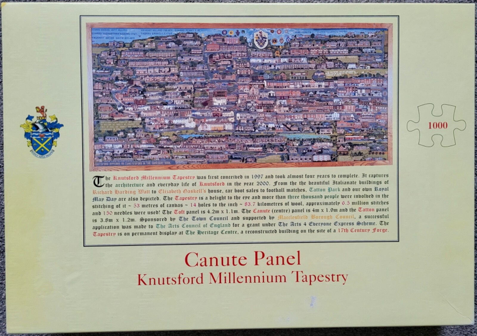 Rompecabezas The Knutsford Millennium Tapestry 1000 piezas. Panel canute