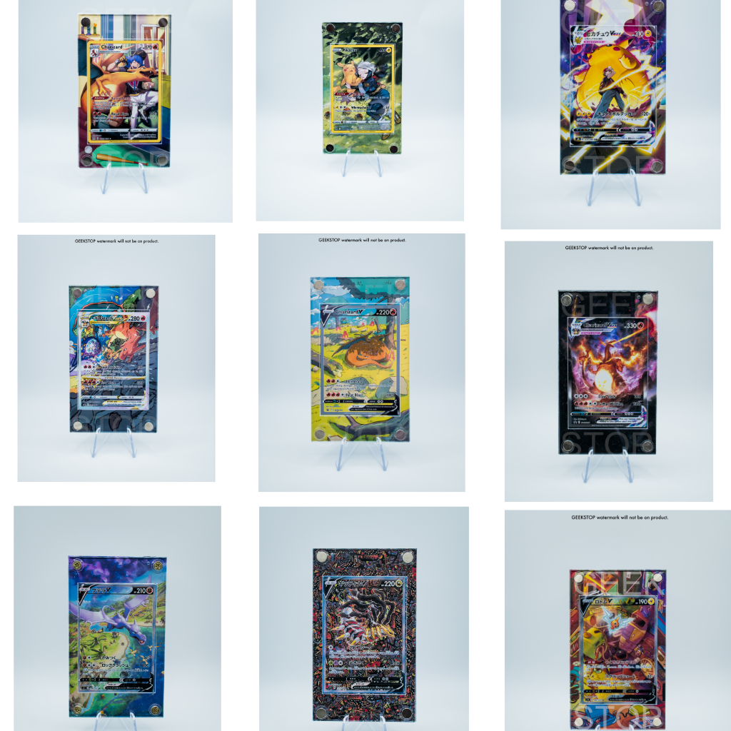 Aerodactyl V Alternate Art Custom Pokemon Card Display Case 