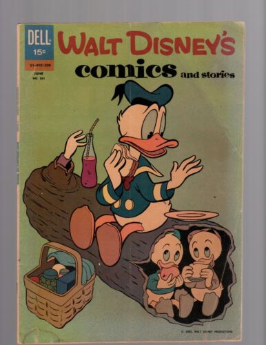 Walt Disney's Comics and Stories Comic Book - Number 261 - 1962 - good condition