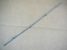 GLIDDEN'S ALL ALUMINUM TWO POINT BARB on 1 of 2 LINES - ANTIQUE BARBED WIRE