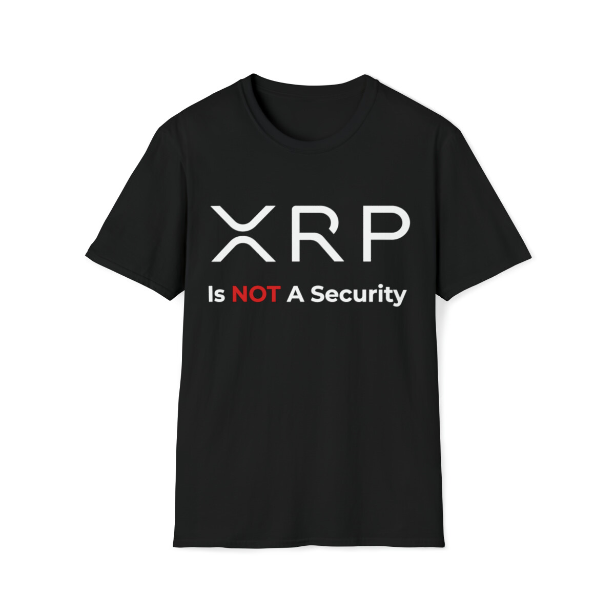 XRP Is Not A Security Crewneck Softstyle T-Shirt | Crypto | SEC | Ripple