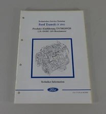 Technical Information Introduction Ford Transit 2.3L DOHC 16V Petrol from 6/2000