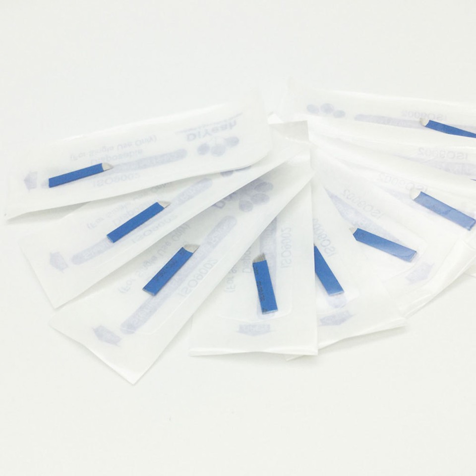 Microblading 18 Pins Needles Permanent Makeup Eyebrow Tattoo Bevel ...