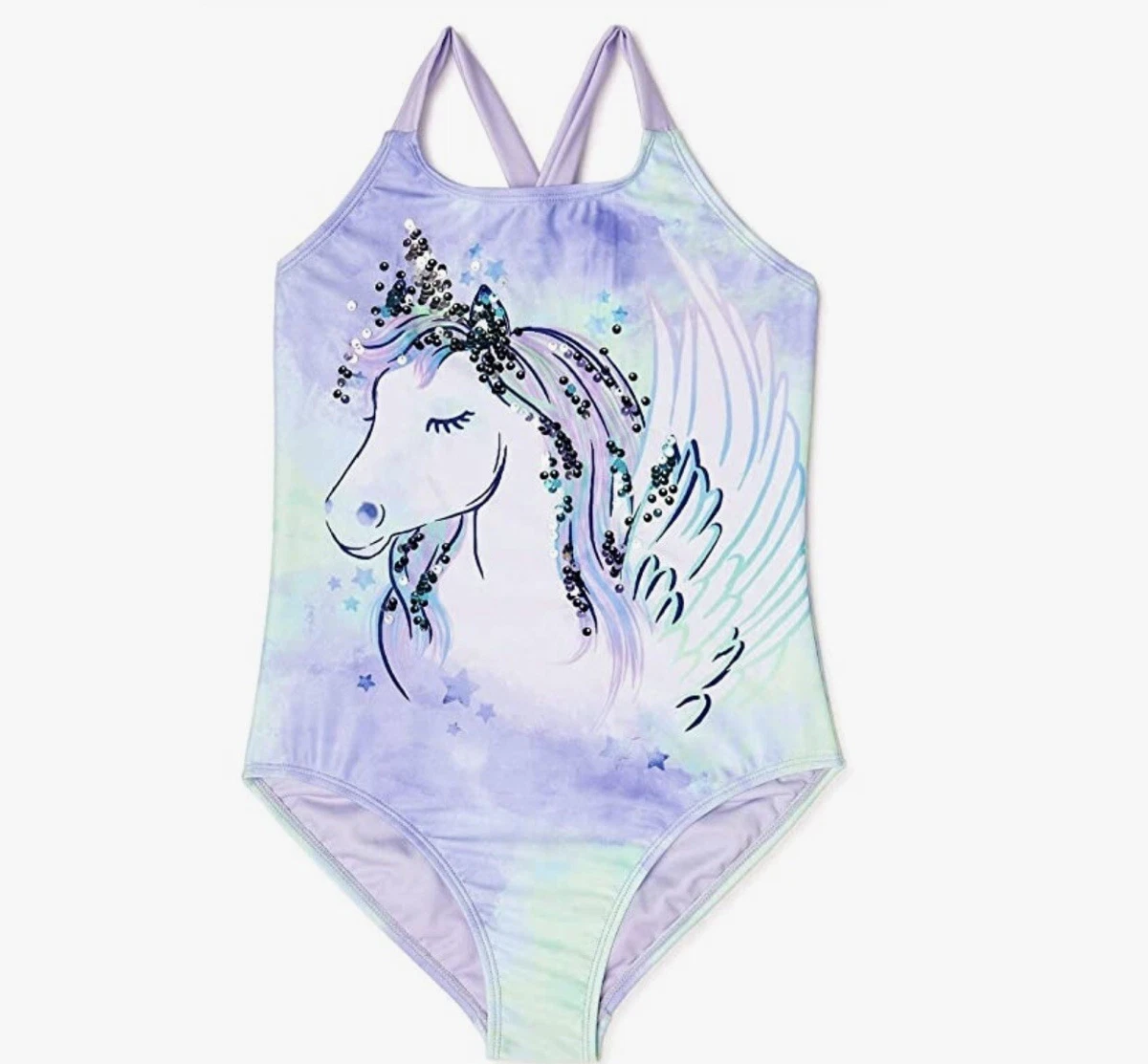 Unicorn swimsuit size clearance 10